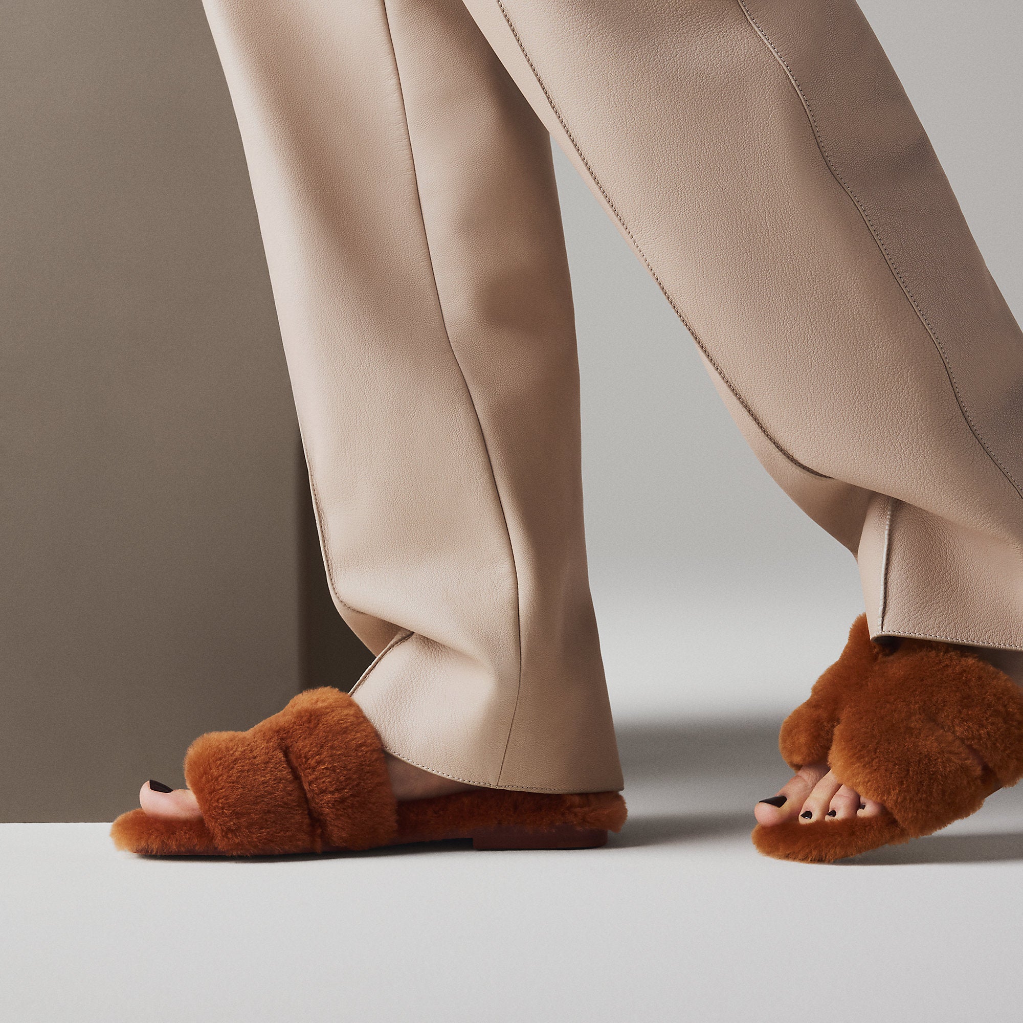 Hermes Oran Sandal Naturel