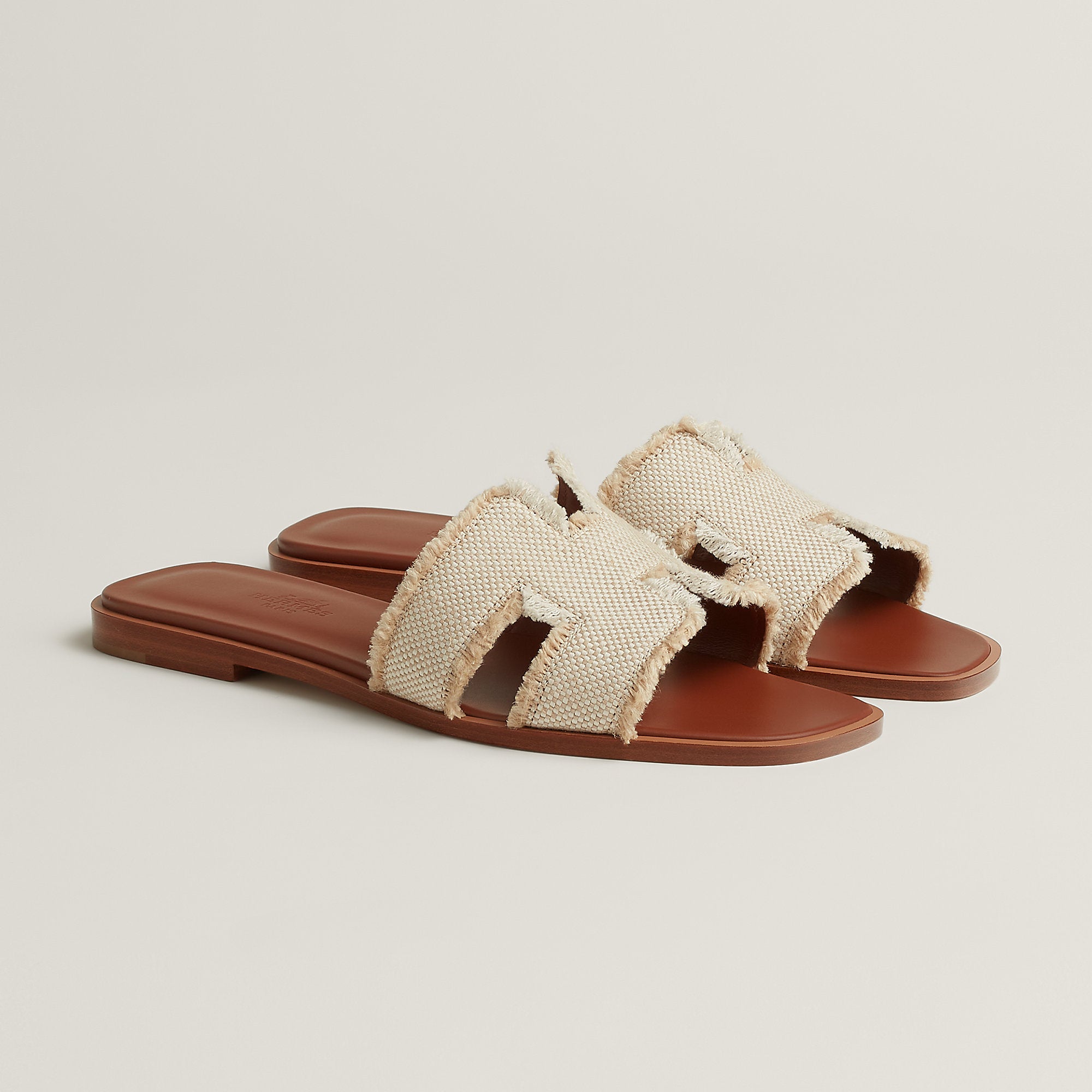 Hermes Oran Sandal Beige