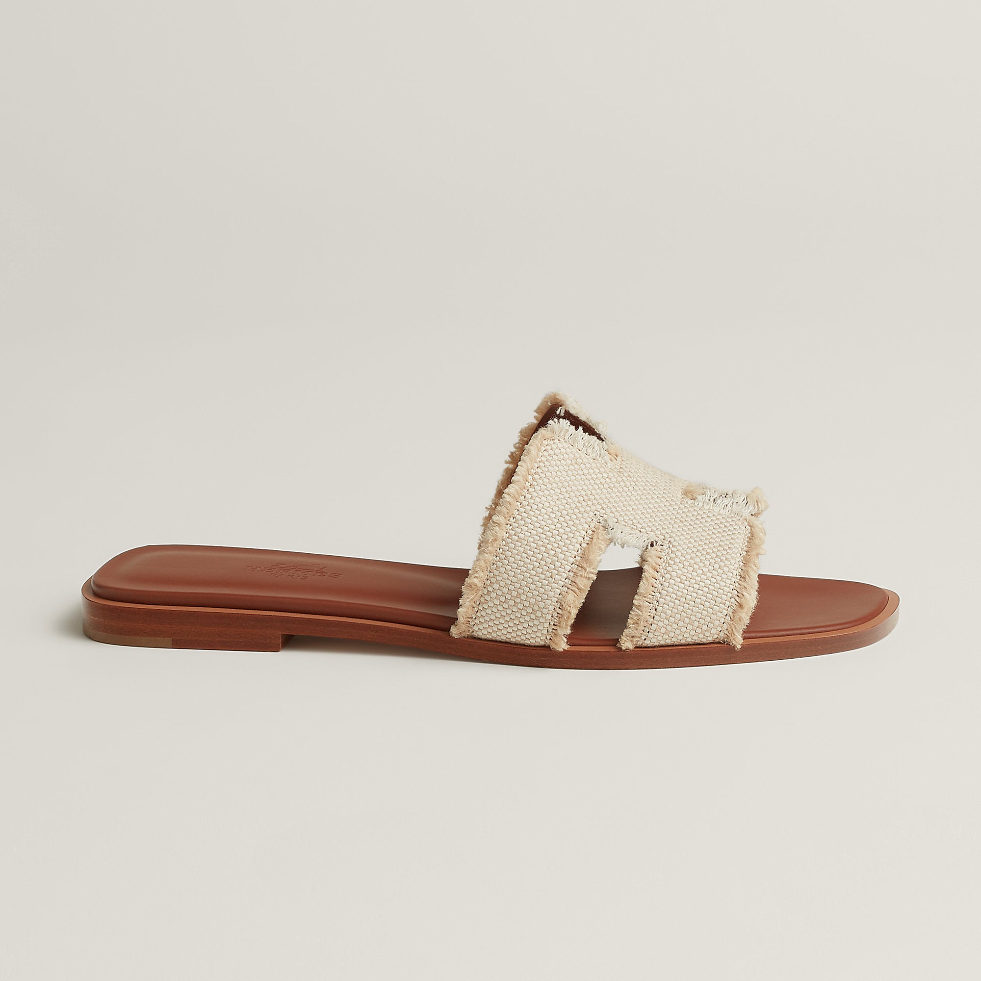 Hermes Oran Sandal Beige