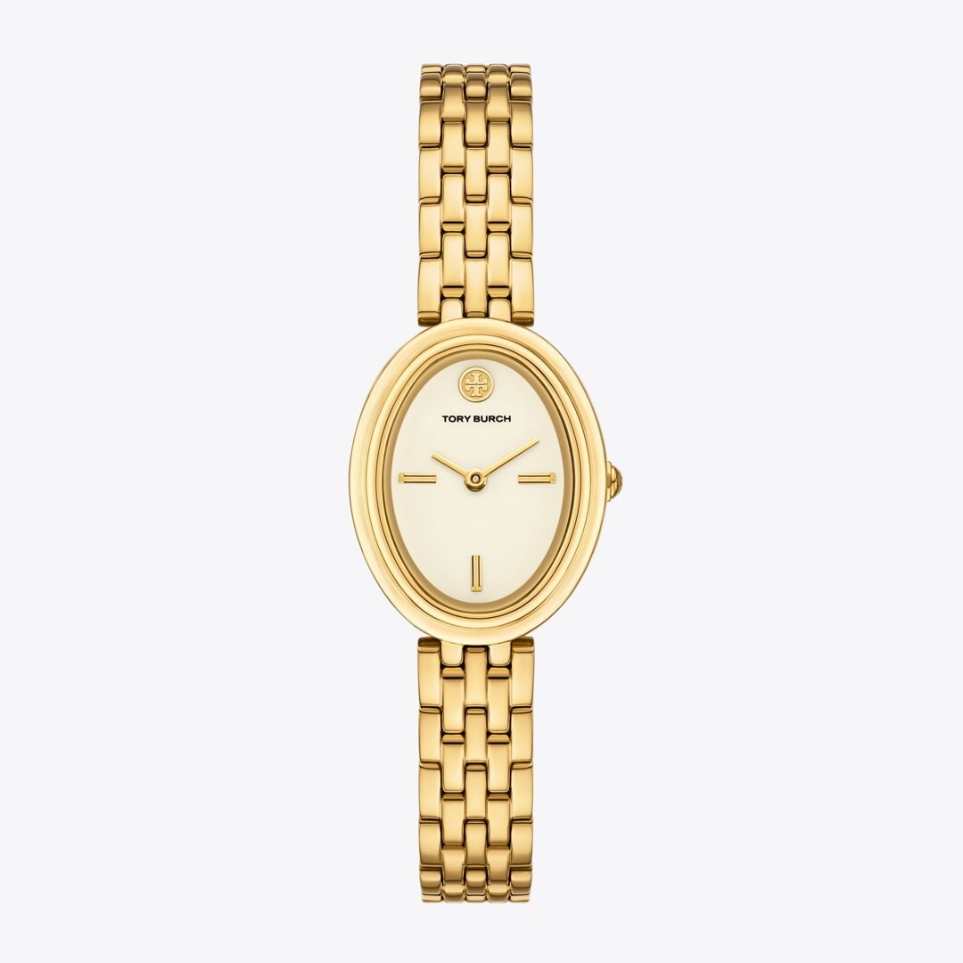 Tory Burch Oval Watch GOLD