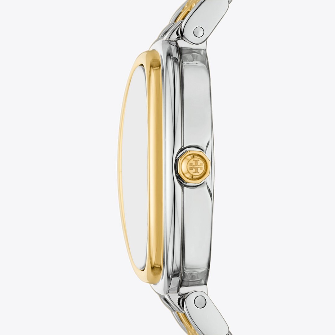 Tory Burch Oval Watch LIGHT PINK TINTED MOP/TWO-TONE