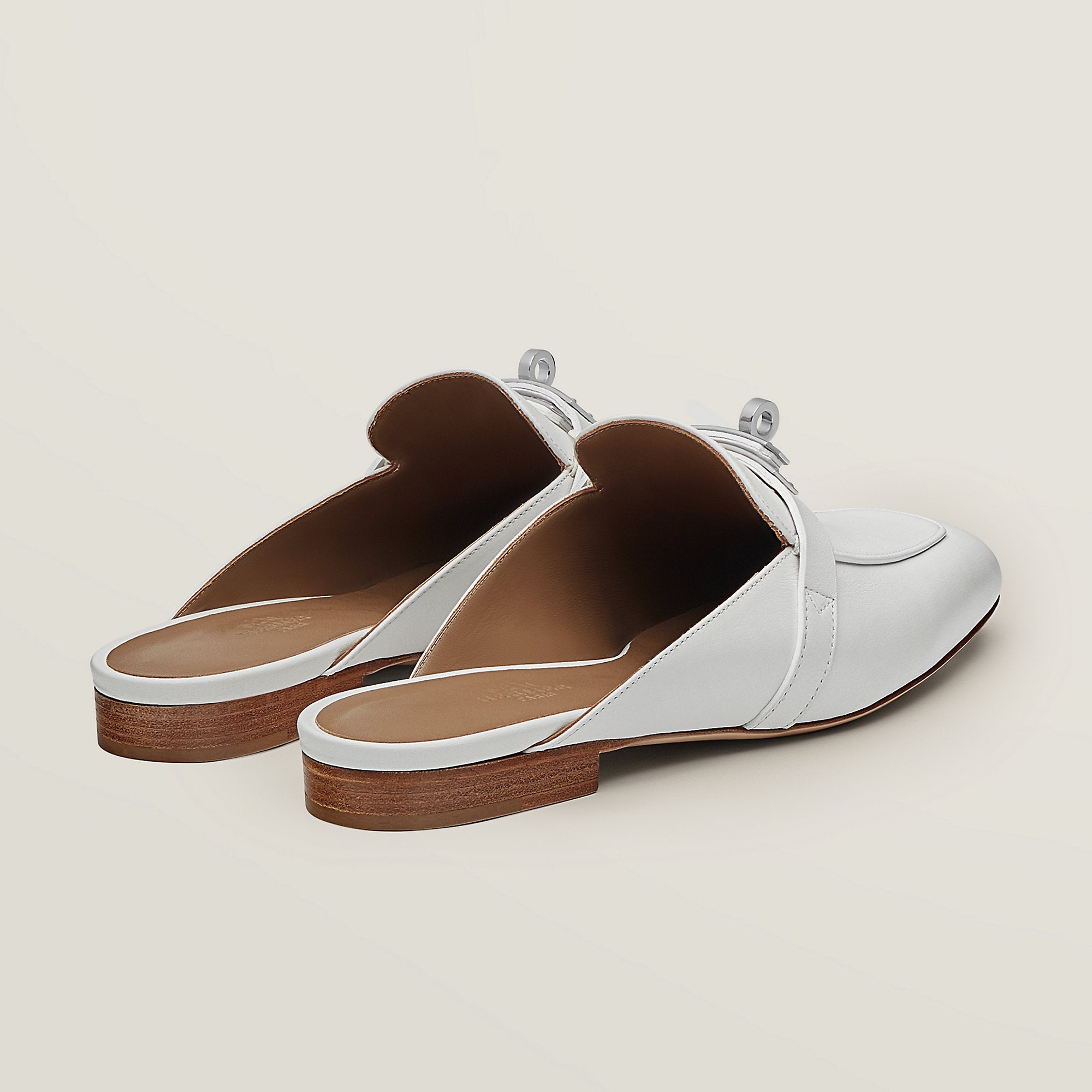 Hermes Oz Mule Blanc