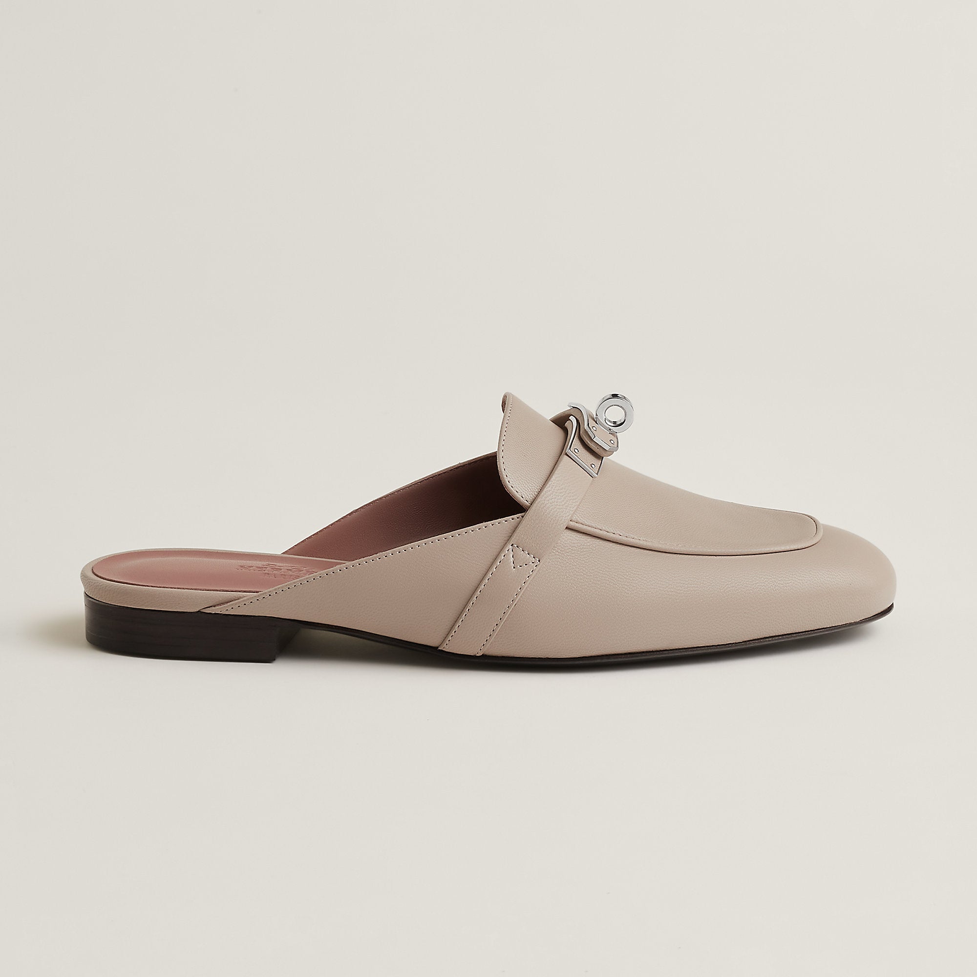Hermes Oz Mule Beige Galet