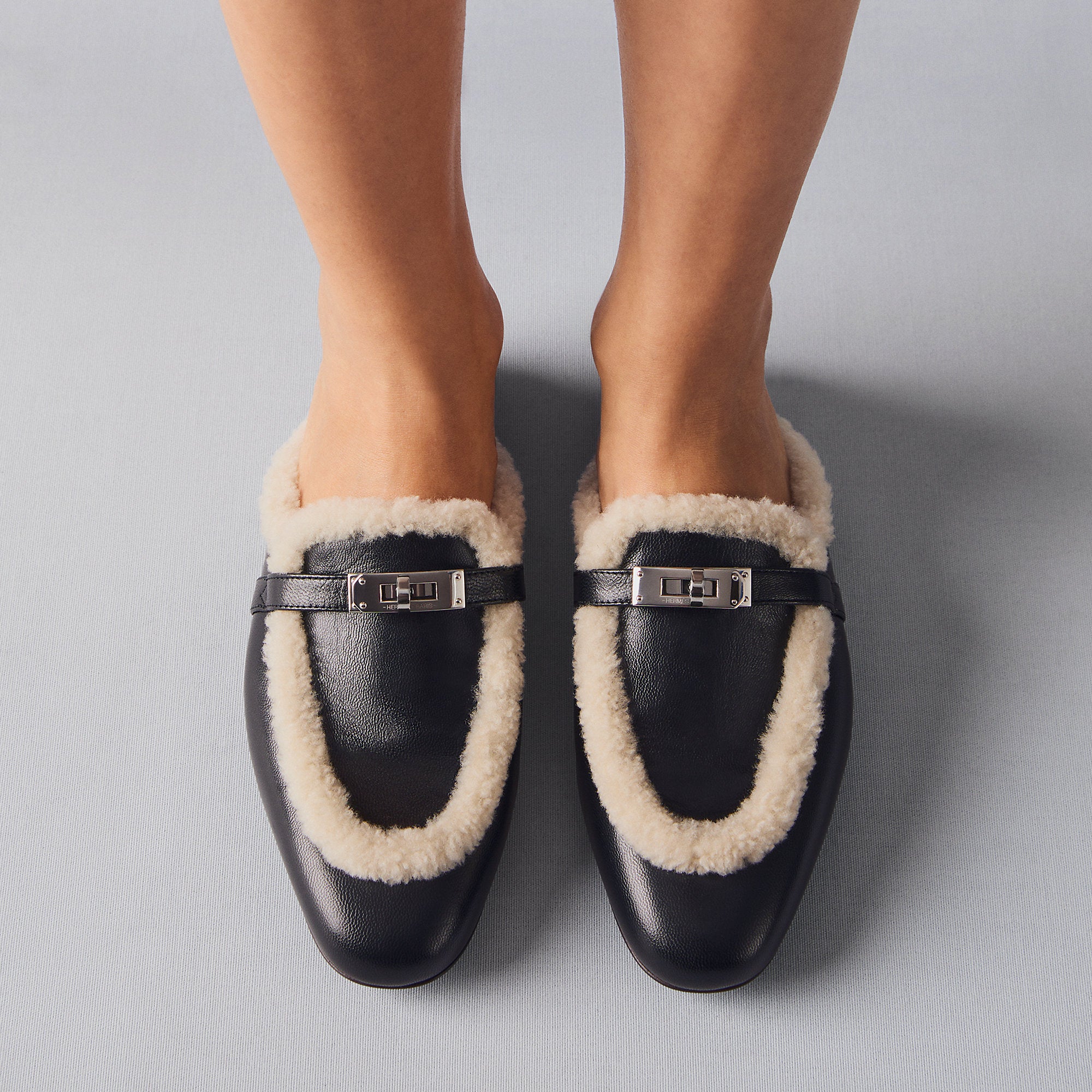 Hermes Oz Mule Noir