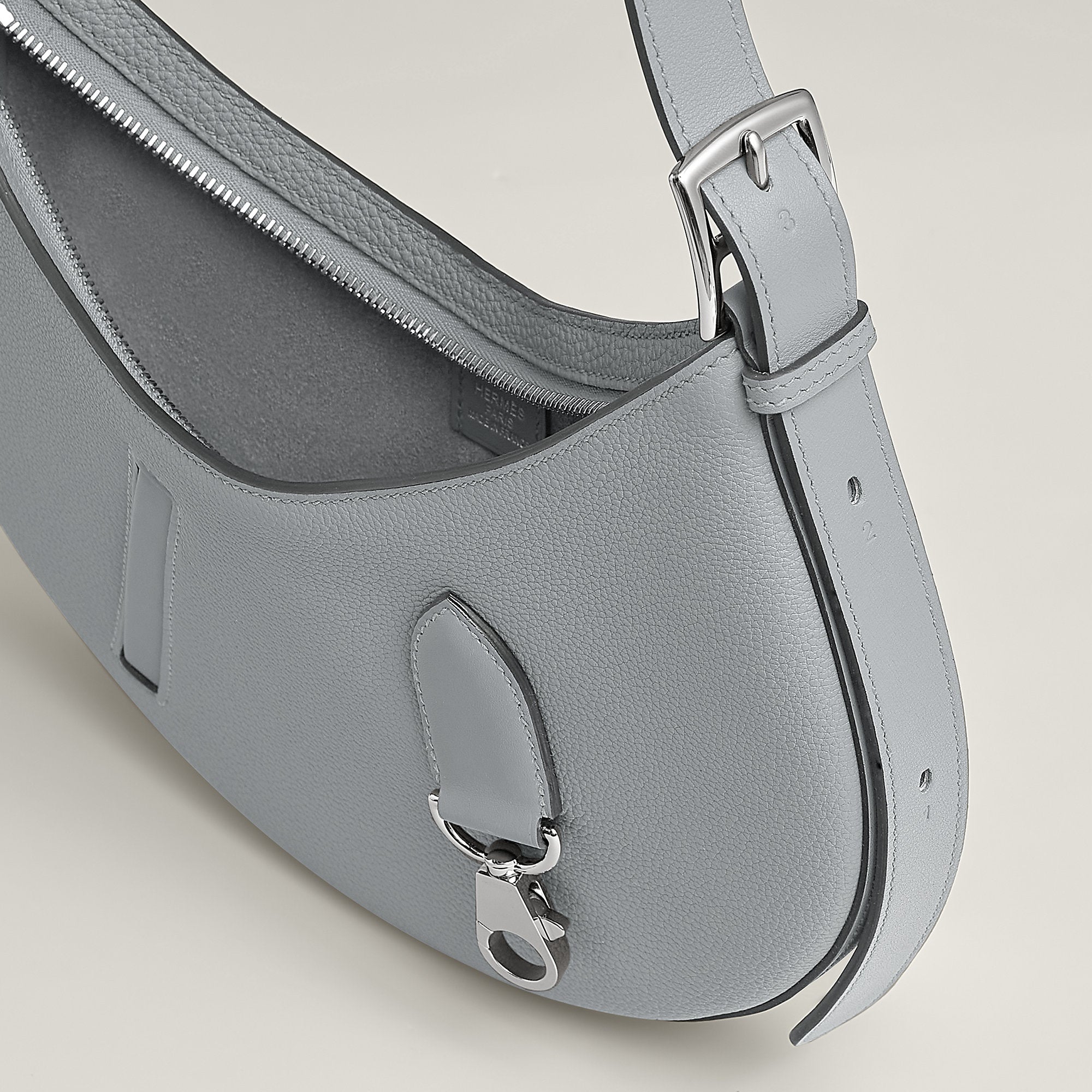 Hermes P'Tit Arcon Bag Gris Pantin