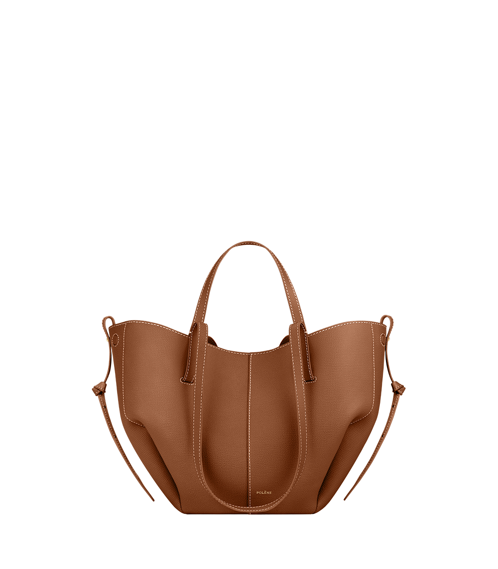 Polene Cyme Mini Textured Camel