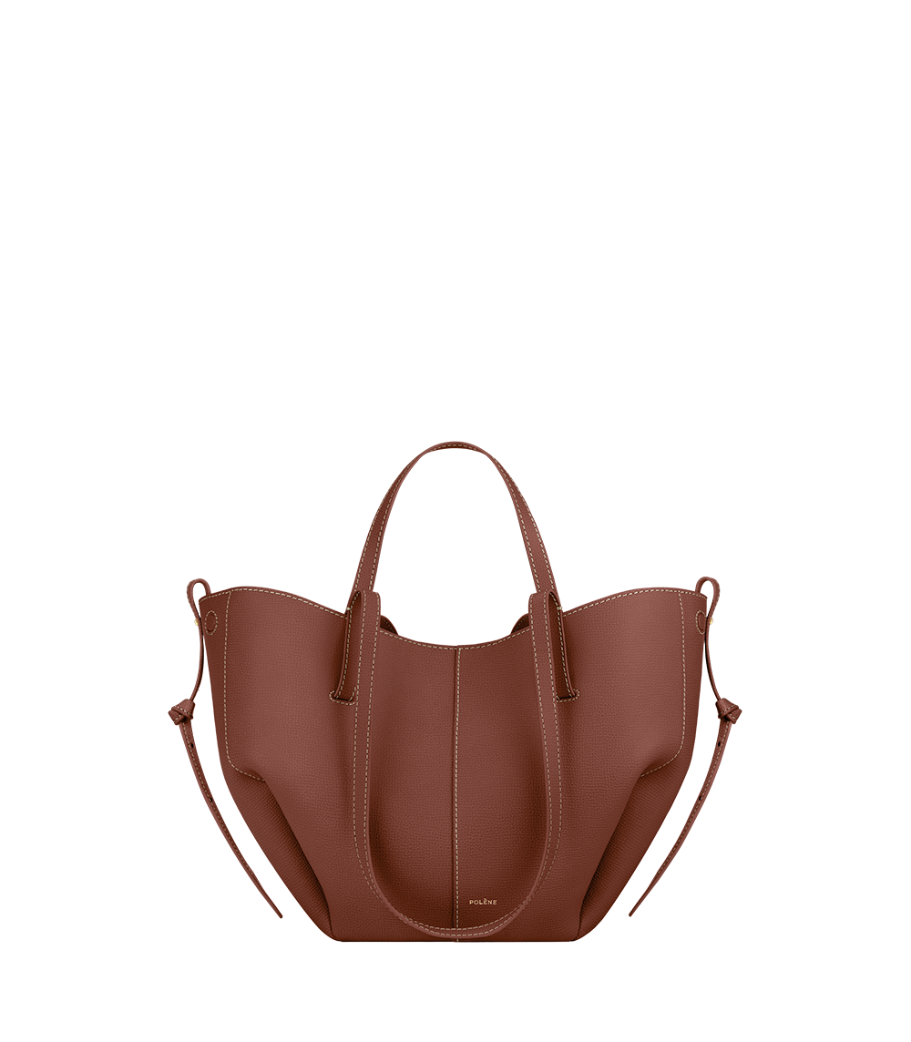 Polene Cyme Mini Textured Cognac – Kicks Machine
