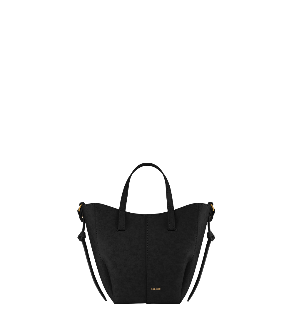 Polene Cyme Tote Nano Textured Black