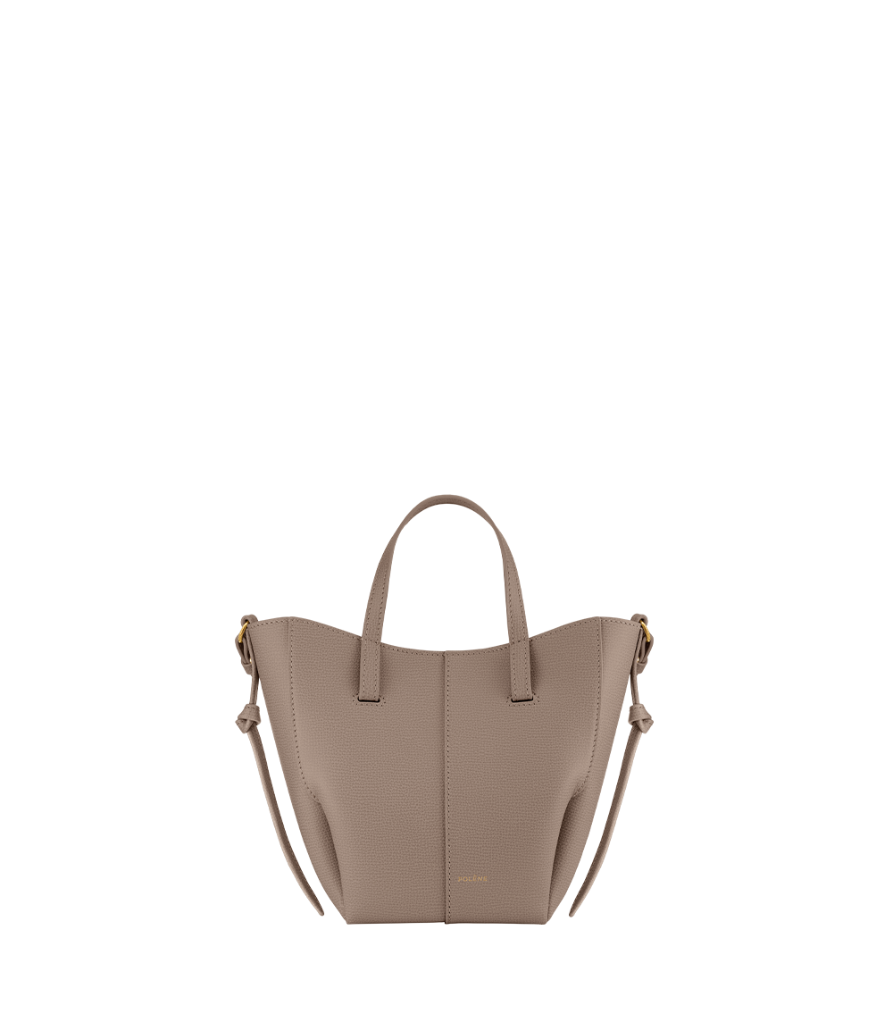Polene Cyme Tote Nano Textured Taupe