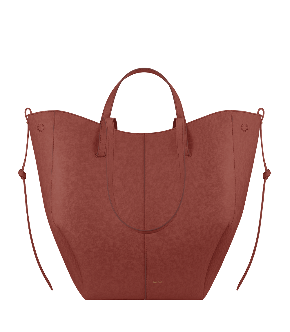 Polene Cyme Tote Textured Terracotta