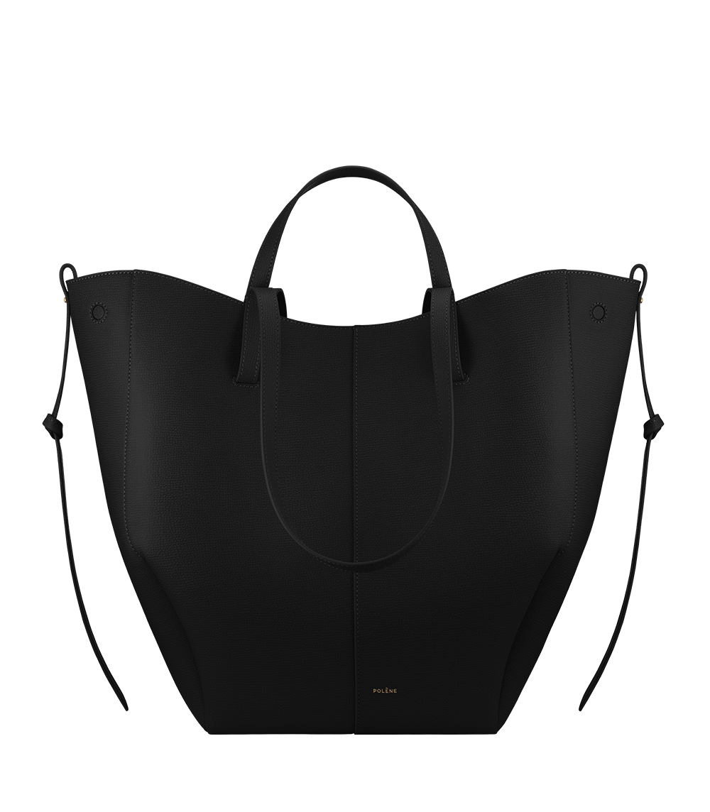 Polene Cyme Tote Textured Black