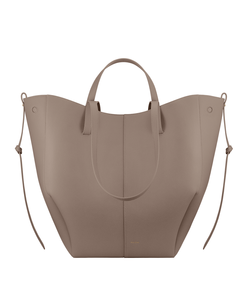 Polene Cyme Tote Textured Taupe
