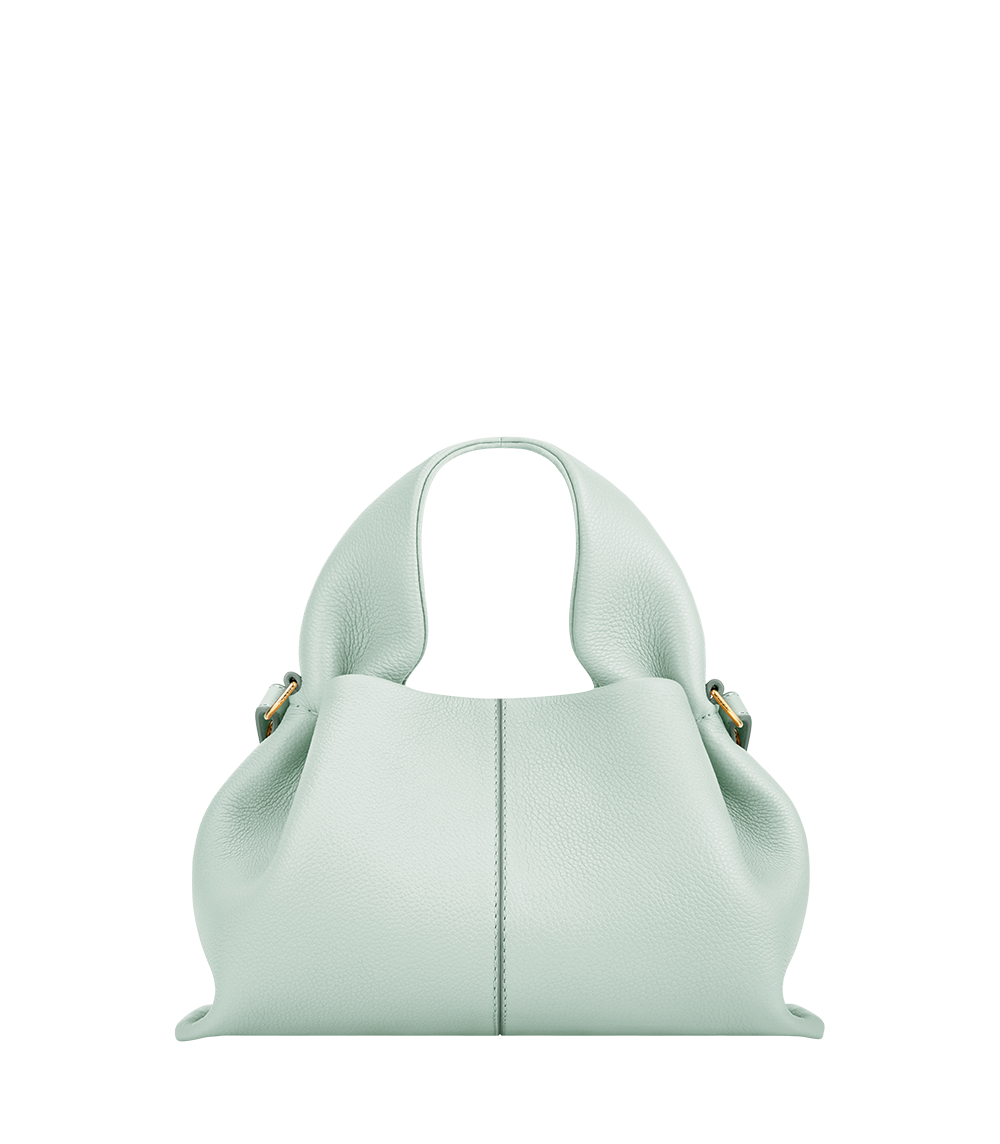 Polene Numero Neuf Mini Textured Sea Foam