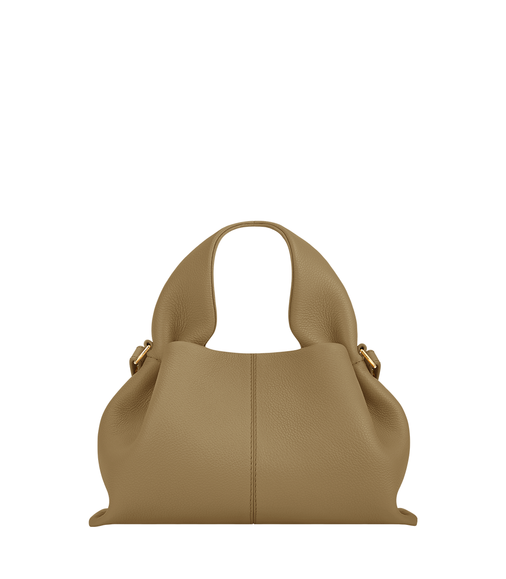 Polene Numero Neuf Mini Textured Smoky Olive