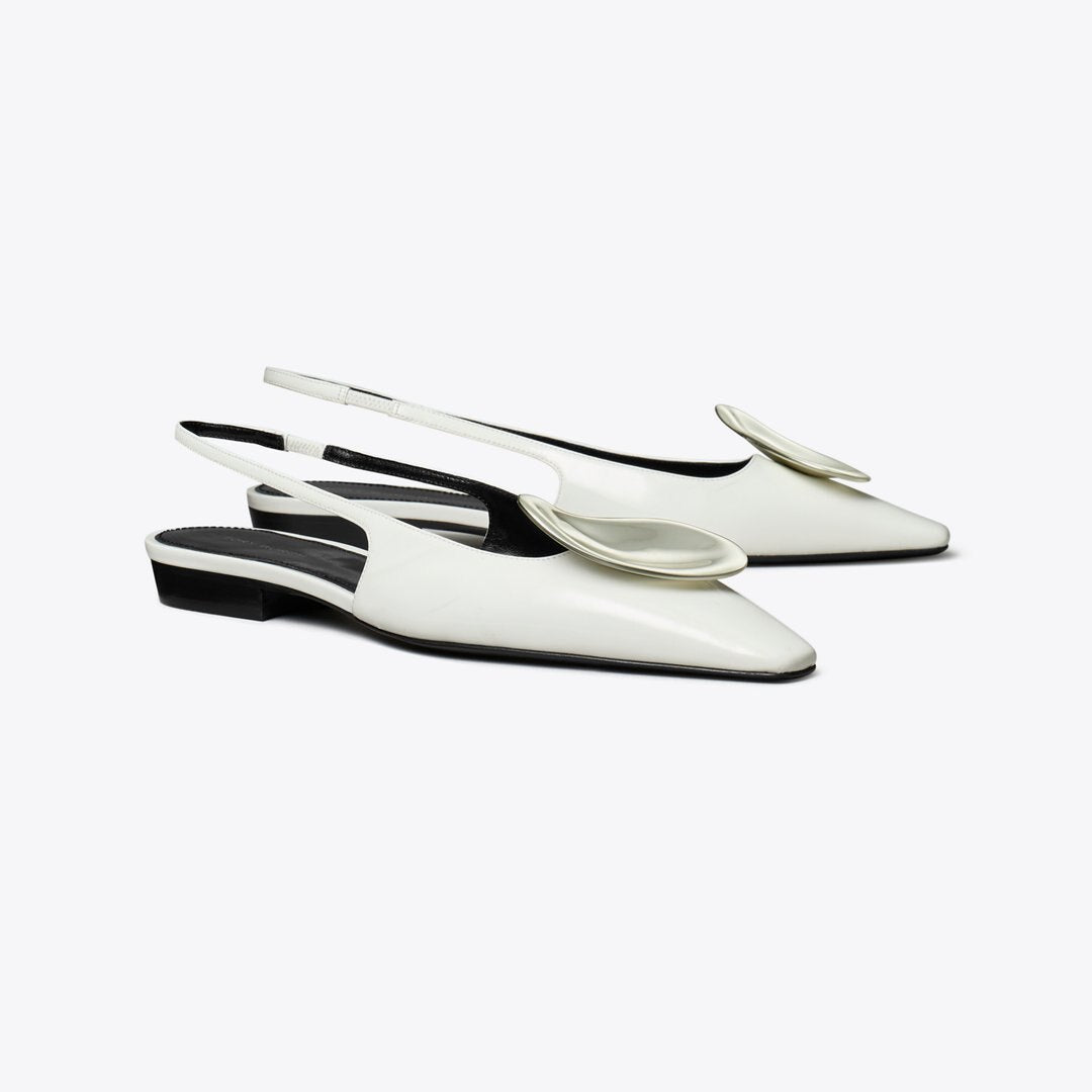 Tory Burch Patos Slingback CLOUD / SILVER
