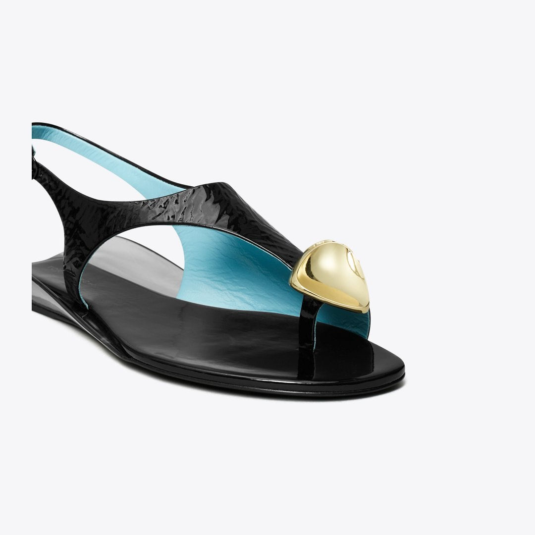 Tory Burch Patos Slingback Sandal NERO