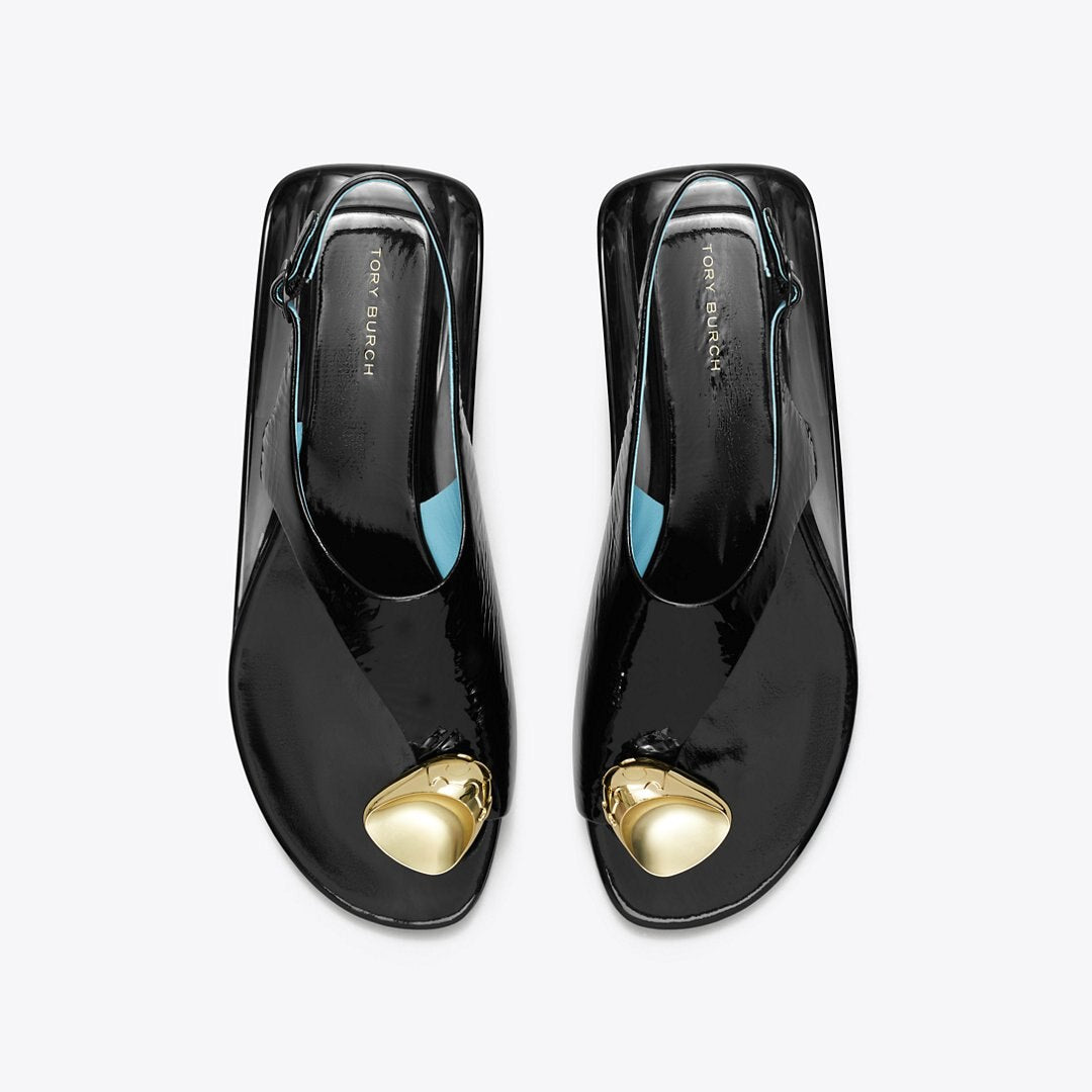 Tory Burch Patos Slingback Sandal NERO