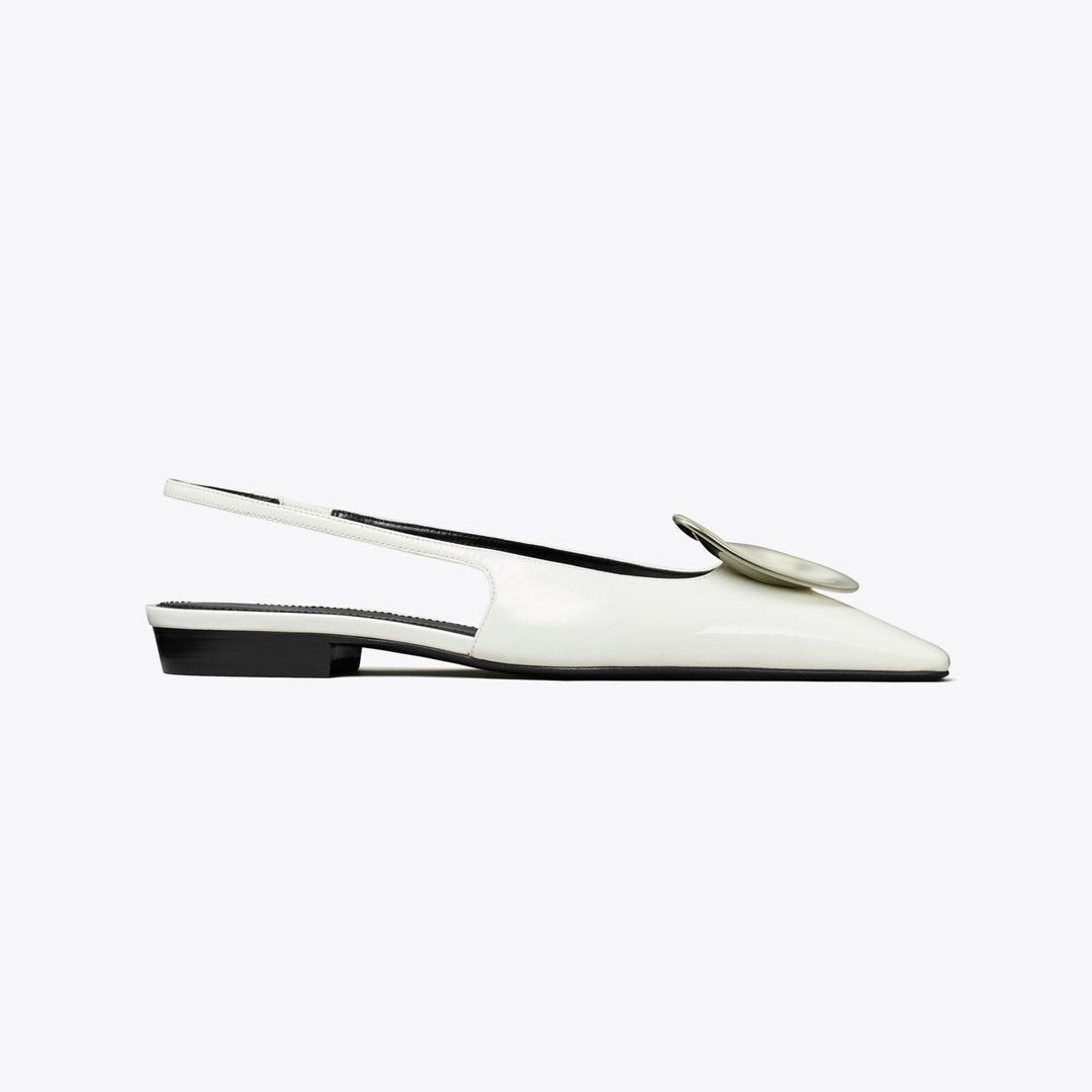 Tory Burch Patos Slingback CLOUD / SILVER