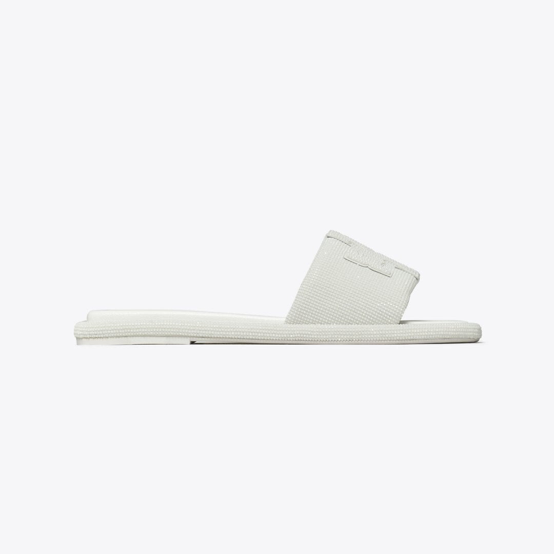 Tory Burch Pav Double T Sport Slide OPTIC WHITE / WHITE