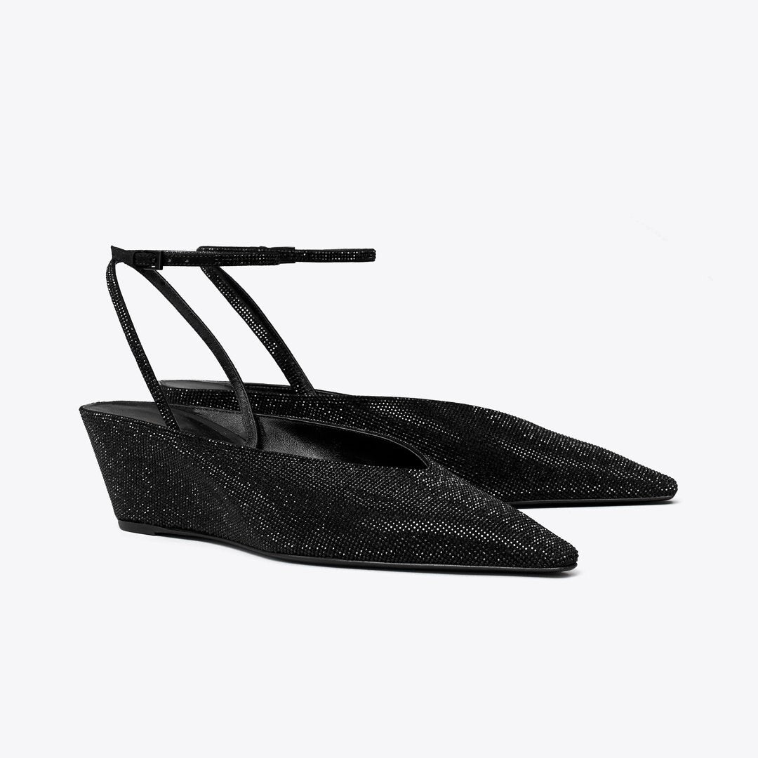 Tory Burch Pav Wedge PERFECT BLACK / PERFECT BLACK