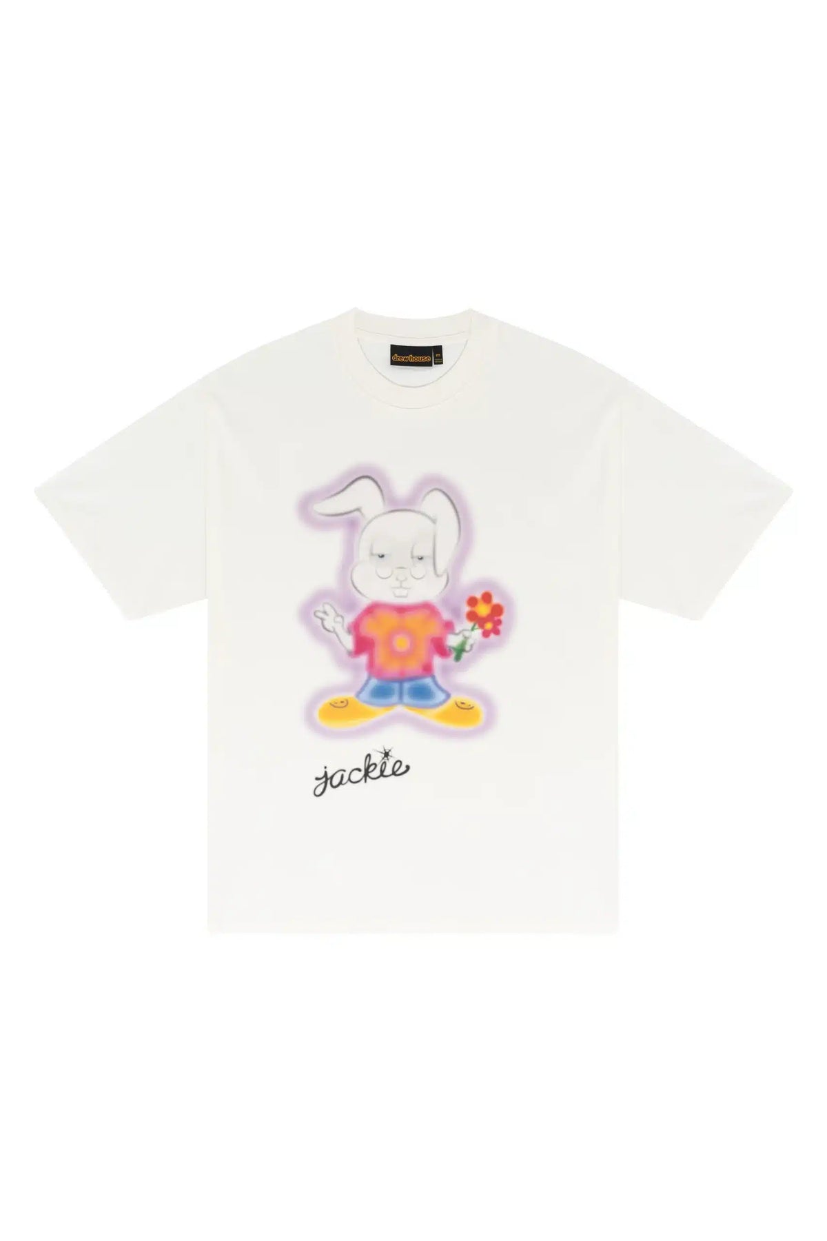 Drew House Peace Love & Jackie Ss Tee Off White