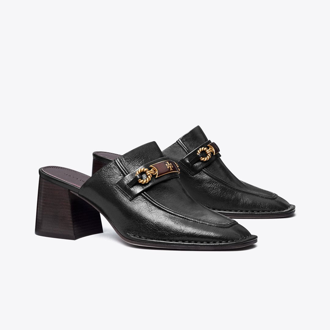 Tory Burch Perrine Heel Mule PERFECT BLACK