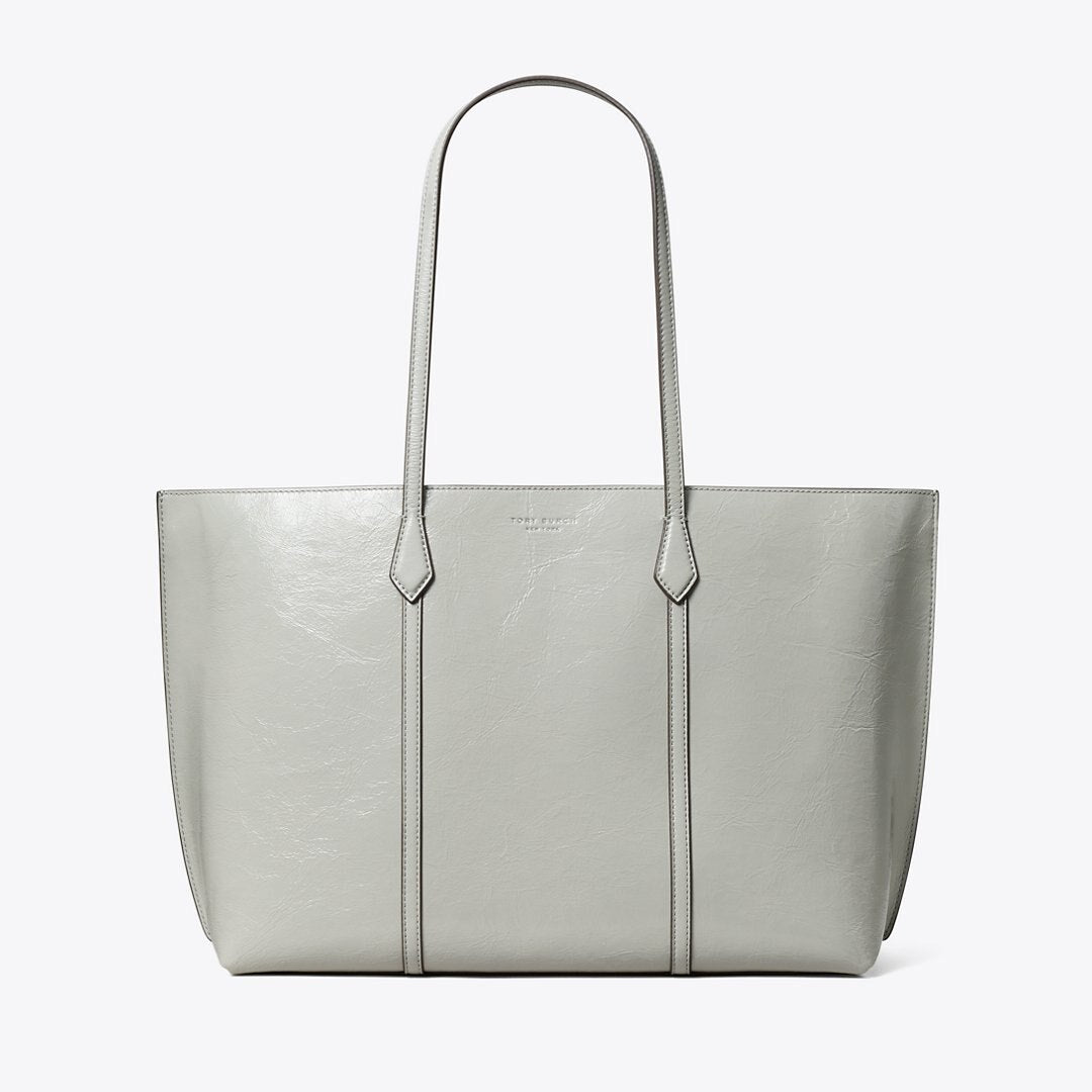 Tory Burch Perry Distressed Tote Light Granite