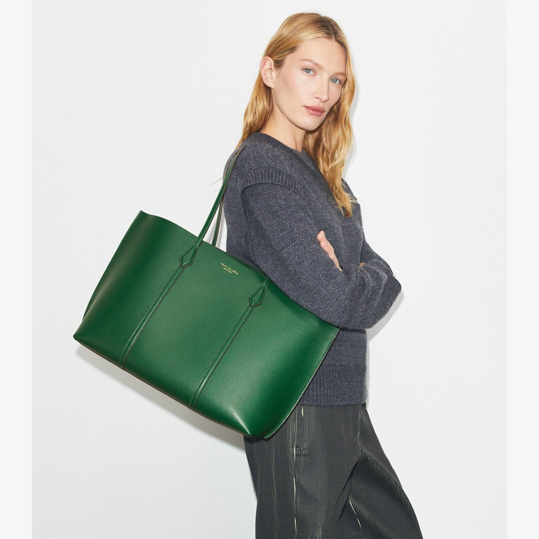 Tory Burch Perry Tote Dark Kale