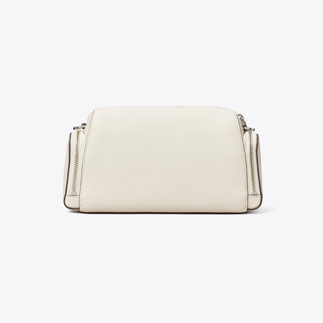 Tory Burch Perry Voyager Crossbody Bag Light Cream