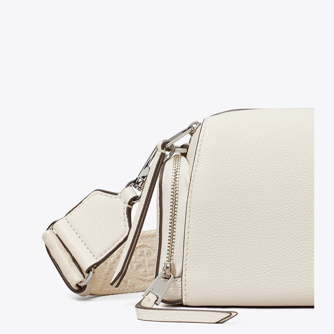 Tory Burch Perry Voyager Crossbody Bag Light Cream