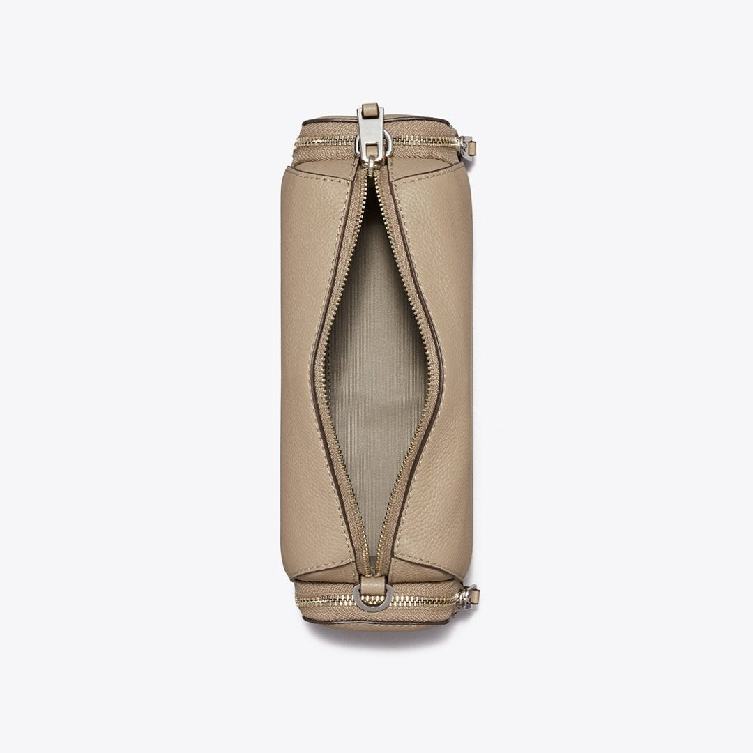 Tory Burch Perry Voyager Crossbody Bag Soft Cement