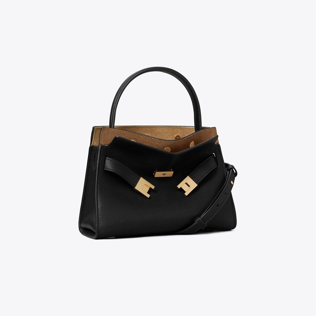 Tory Burch Petite Lee Radziwill Double Bag Black