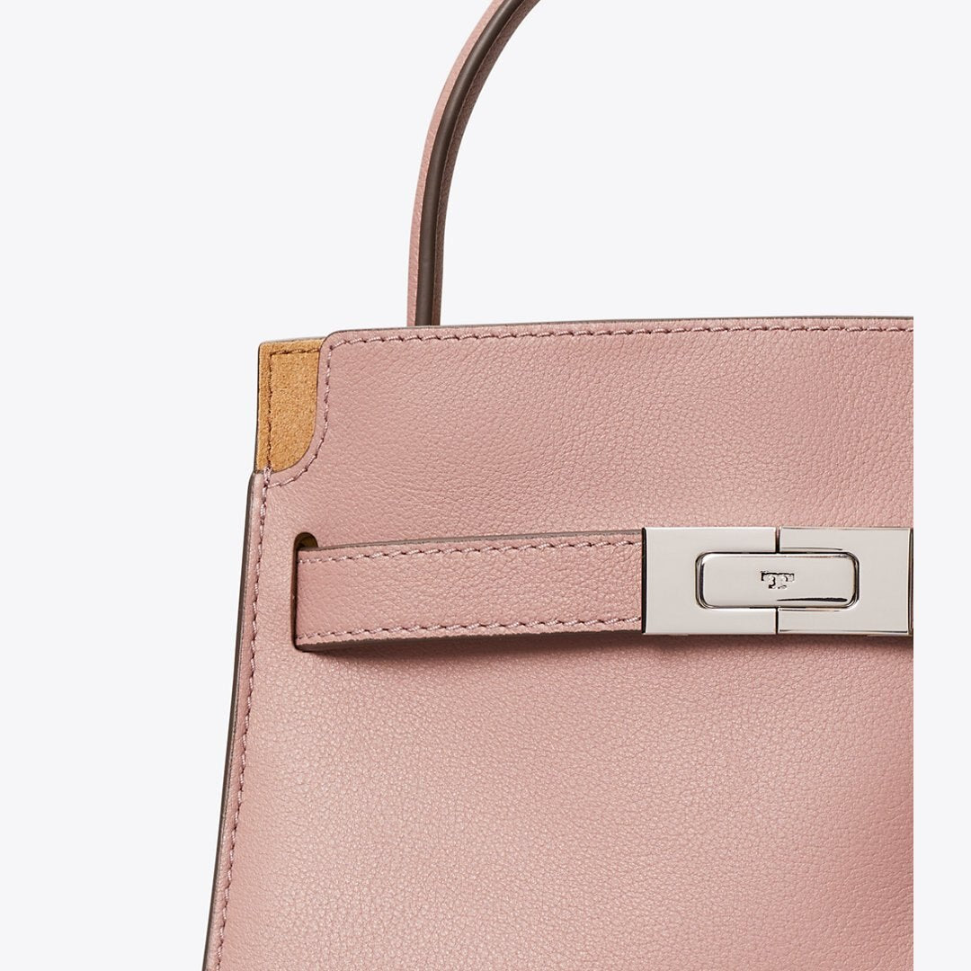 Tory Burch Petite Lee Radziwill Double Bag Light Mauve