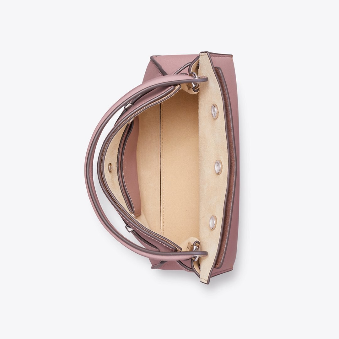 Tory Burch Petite Lee Radziwill Double Bag Light Mauve