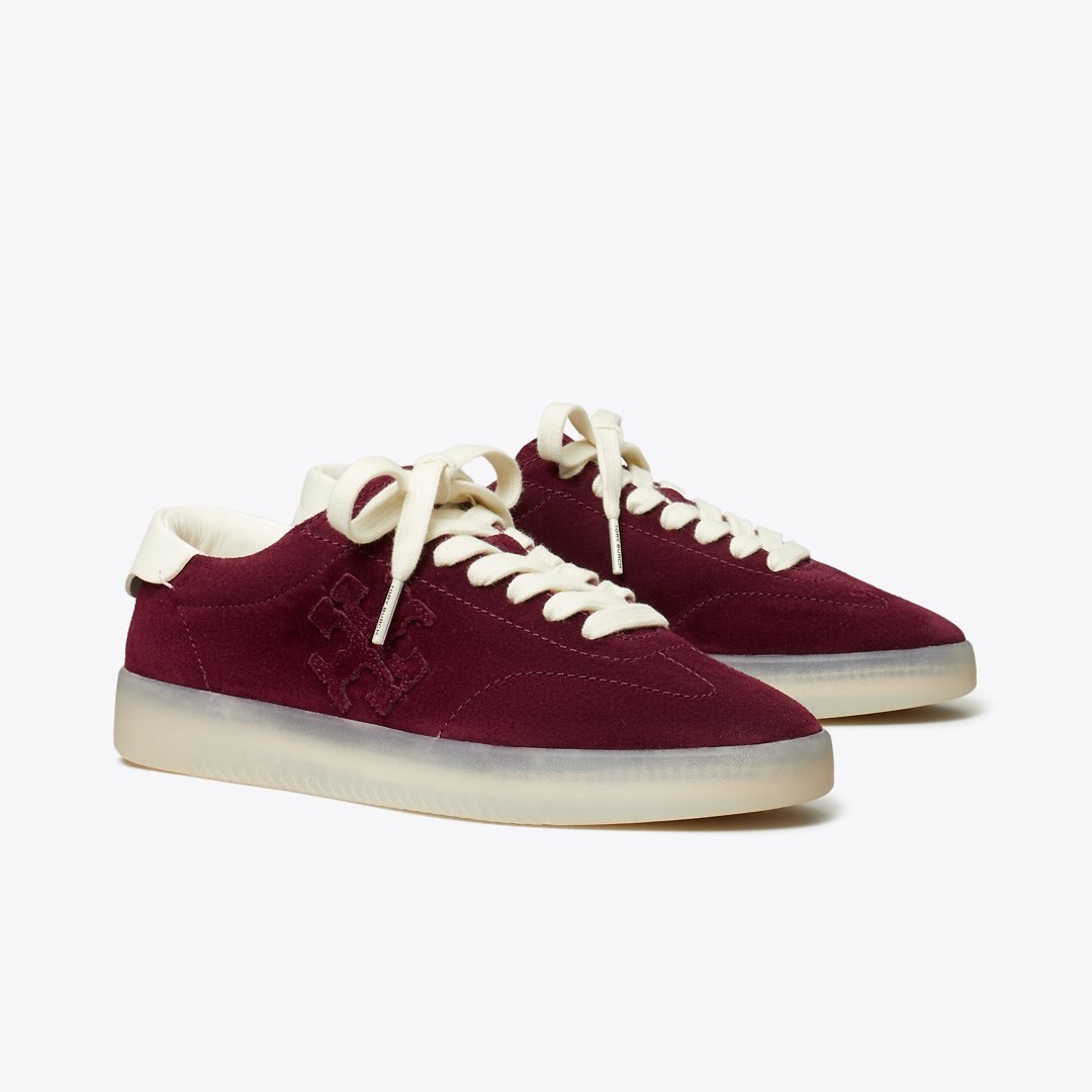 Tory Burch Phoenix Sneaker DARK CARMINE / BLANC