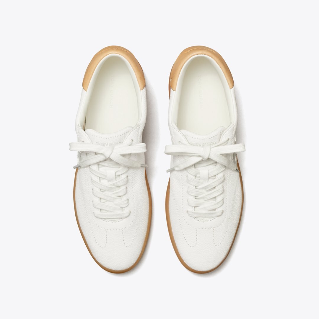 Tory Burch Phoenix Sneaker WHITE / WHITE / BRUSHED ALMOND
