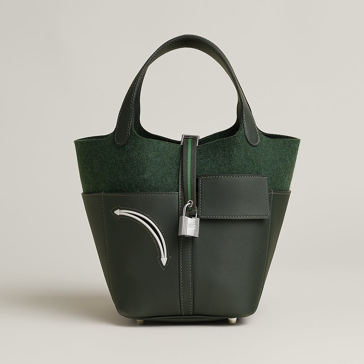 Hermes Picotin Lock 18 Bag Vert Fonc