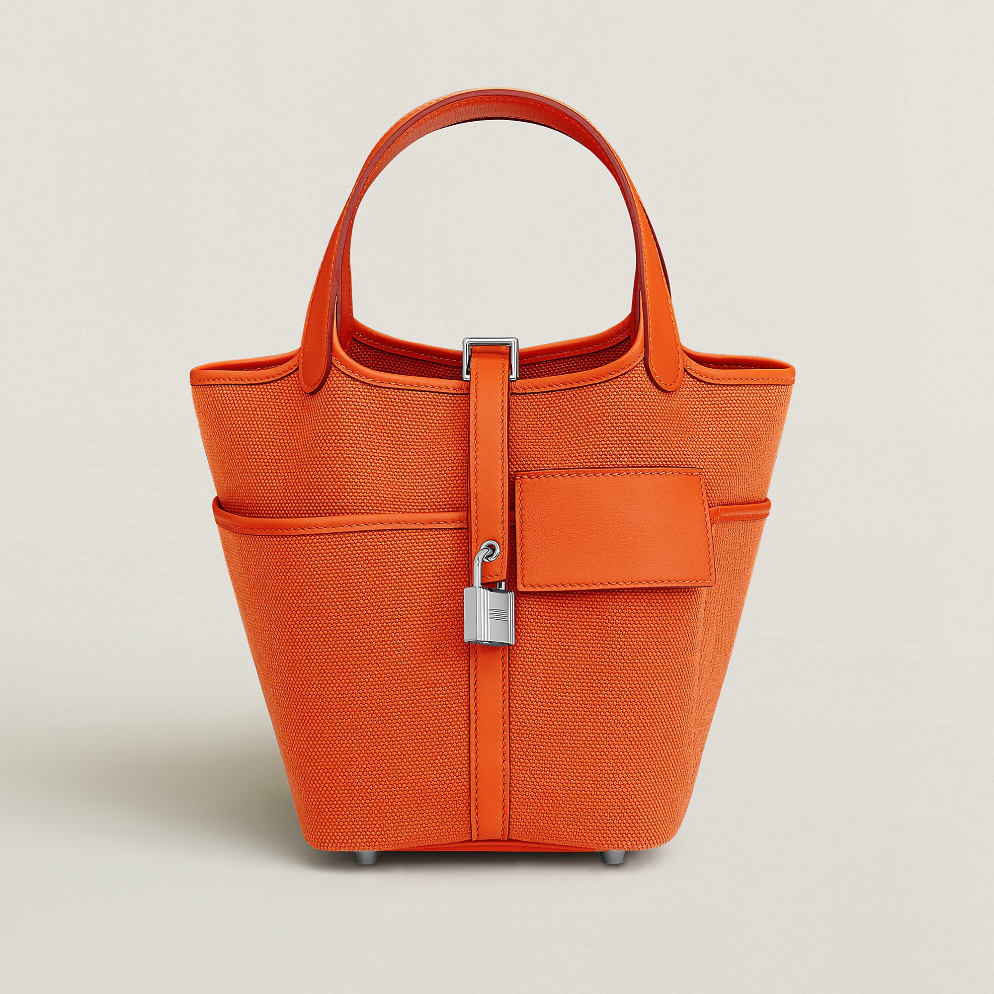 Hermes Picotin Lock 18 Pocket Bag Orange