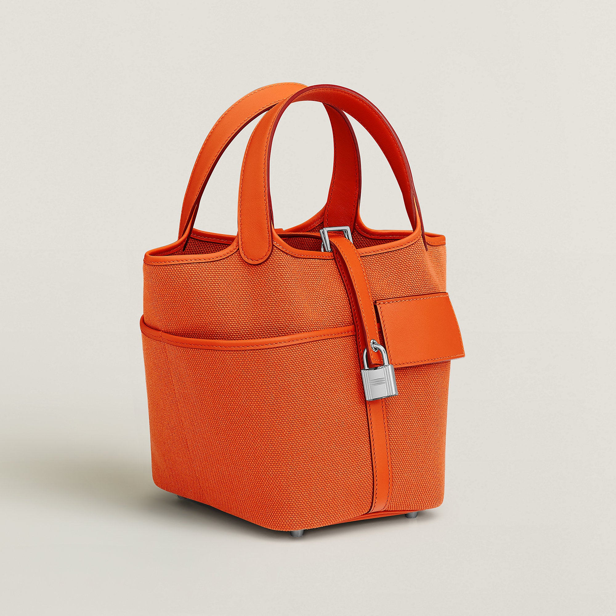 Hermes Picotin Lock 18 Pocket Bag Orange