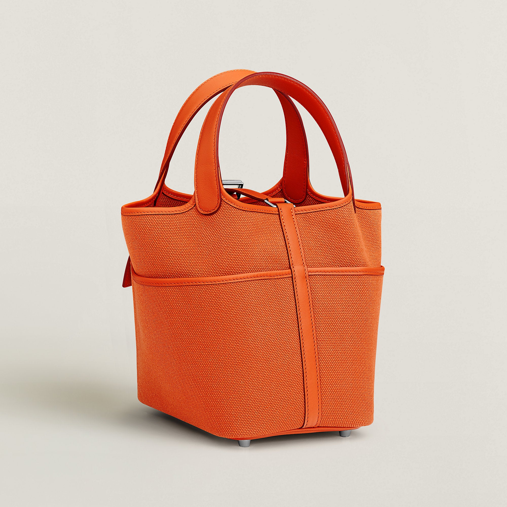 Hermes Picotin Lock 18 Pocket Bag Orange