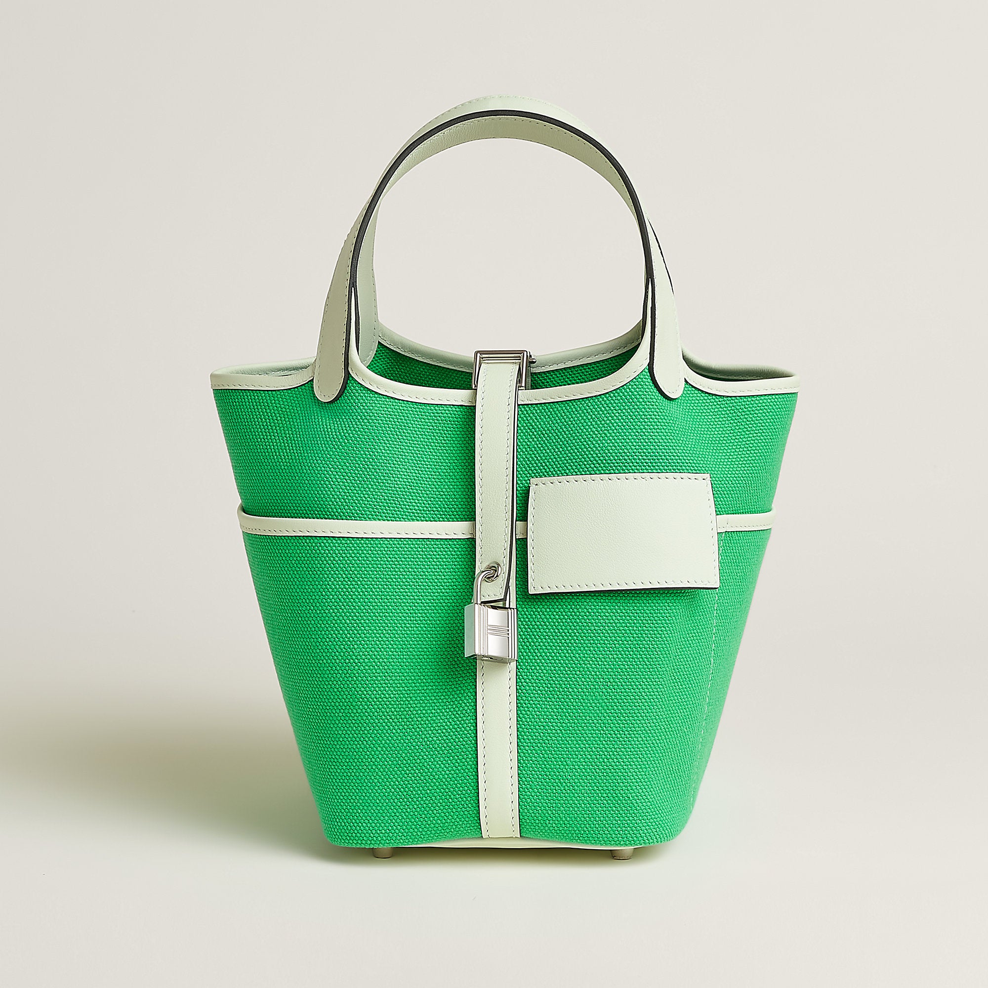 Hermes Picotin Lock 18 Pocket Bag Vert Comics