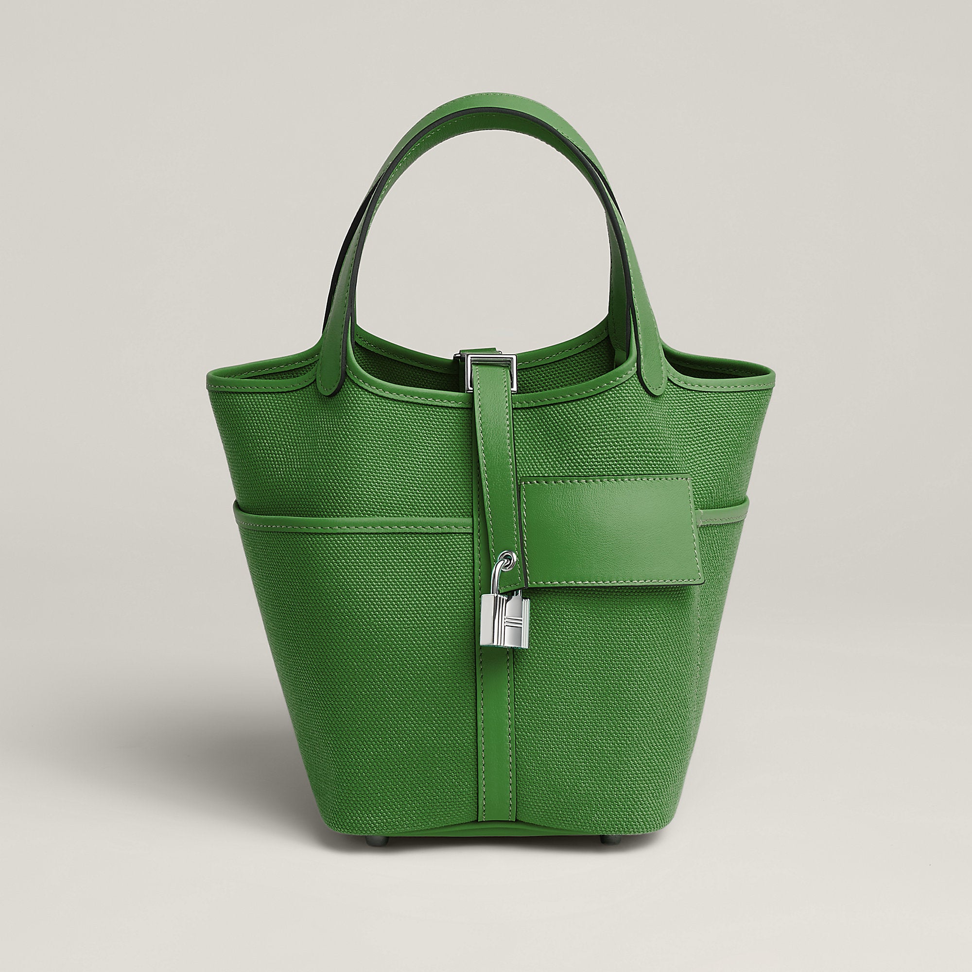 Hermes Picotin Lock 18 Pocket Bag Vert Yucca