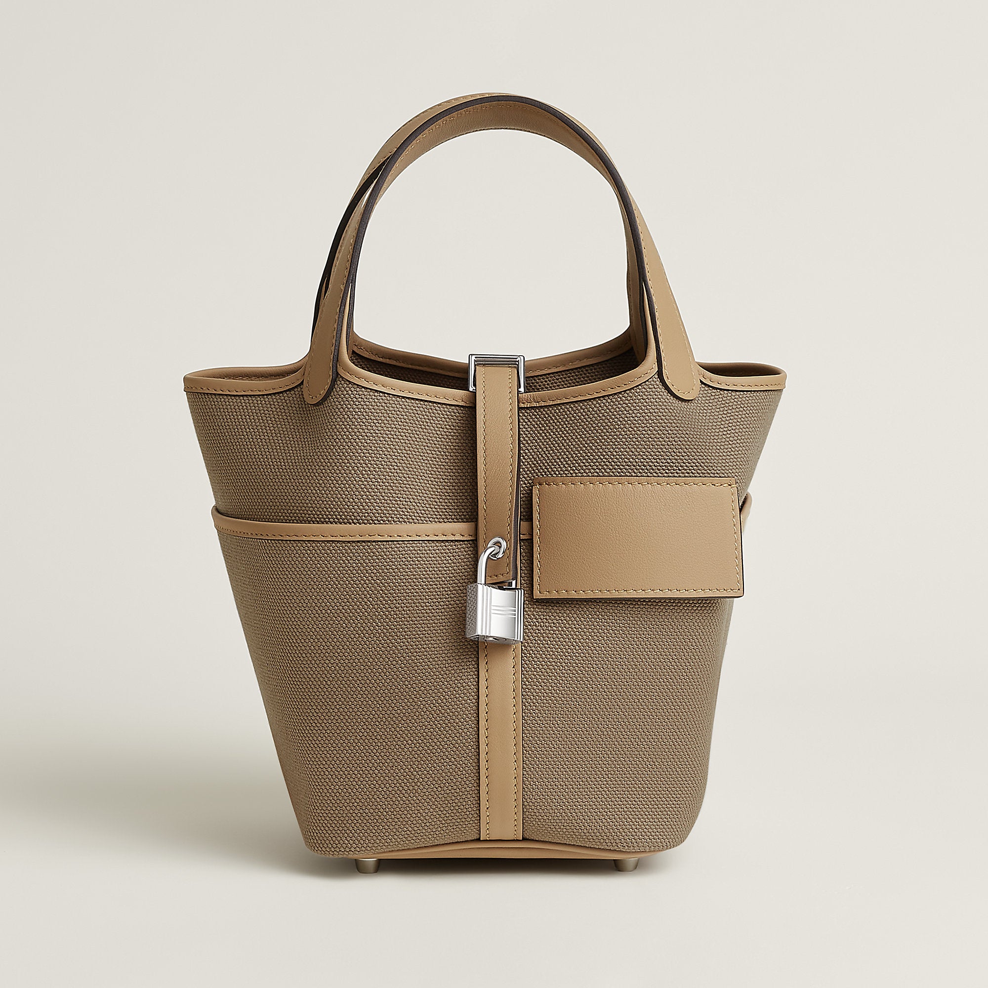 Hermes Picotin Lock 18 Pocket Bag Beige Marfa