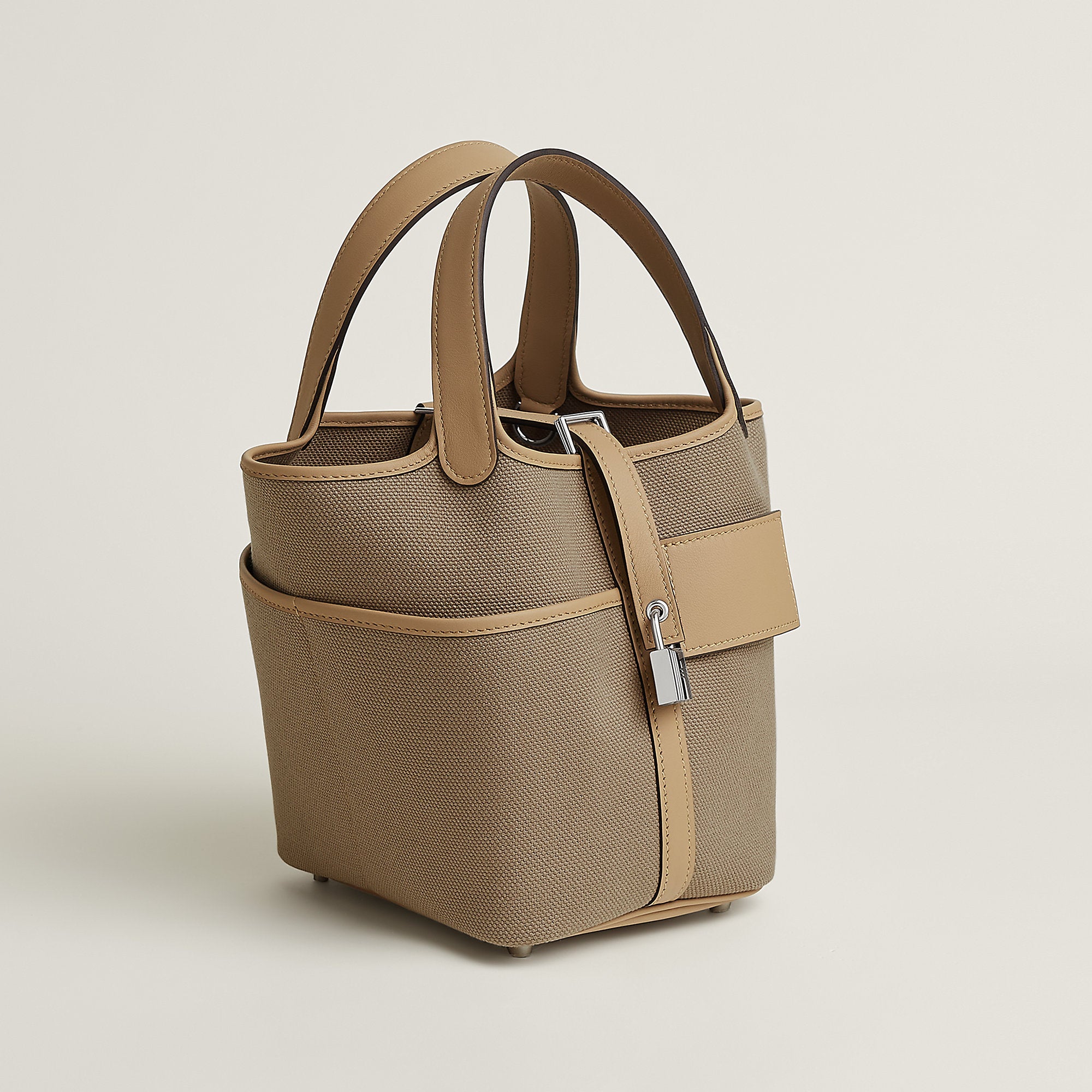 Hermes Picotin Lock 18 Pocket Bag Beige Marfa