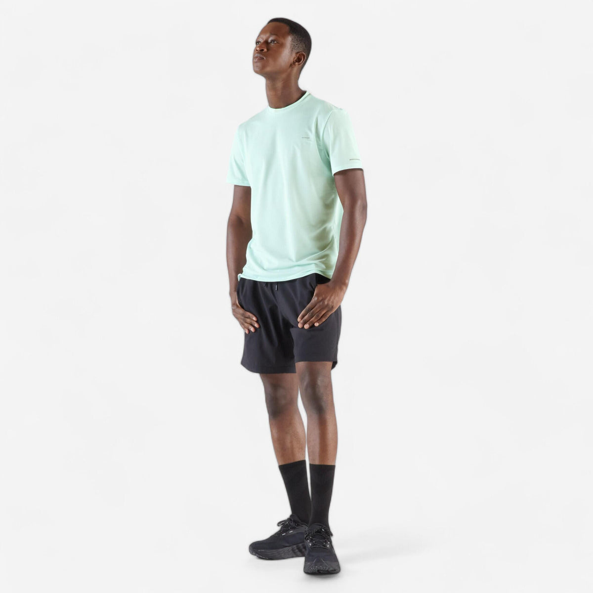 Kiprun Men's Breathable Running T-Shirt, Kiprun Run 500 Yellow
