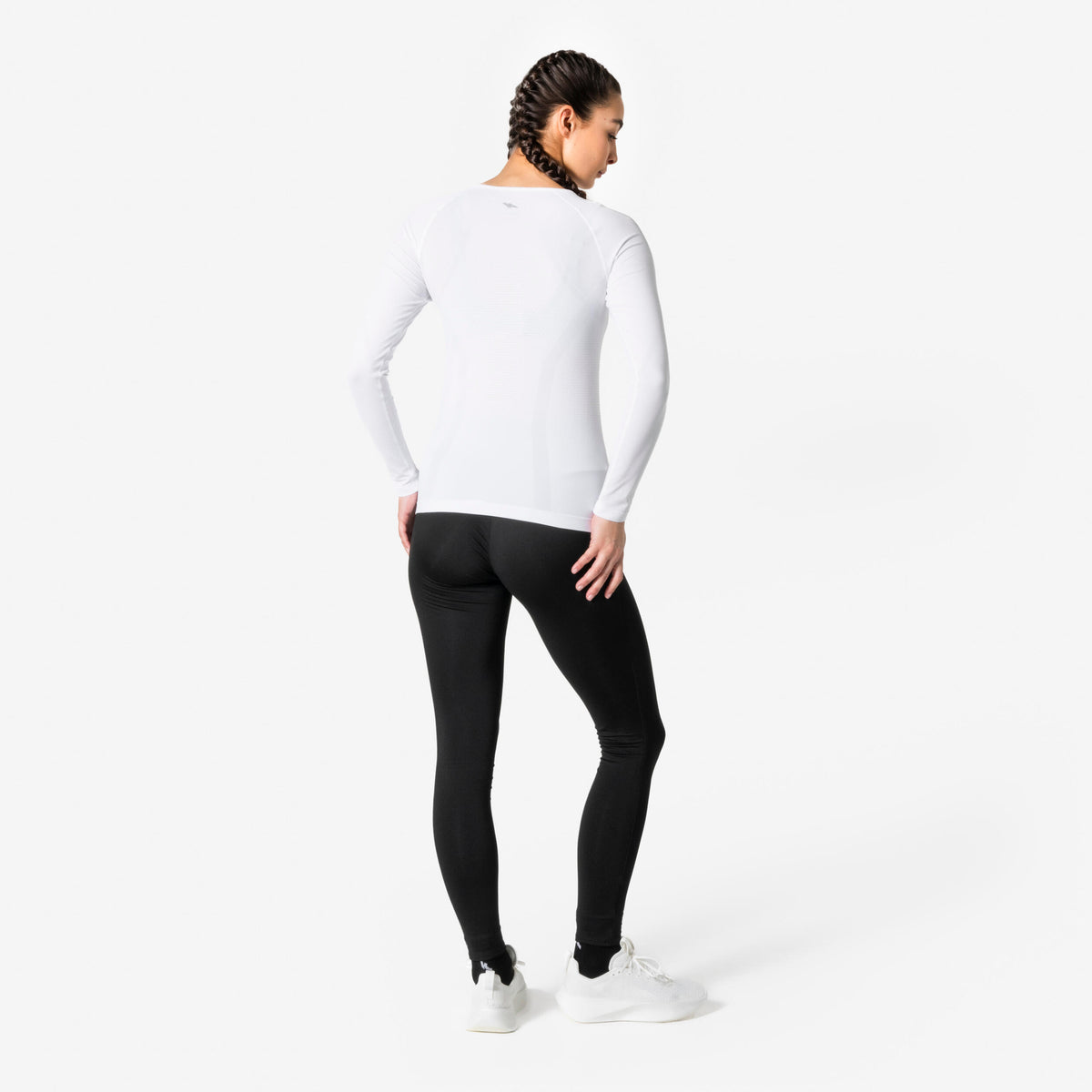 Kiprun Women's Running Breathable Trousers-Kiprun Run 500 Dry-Black