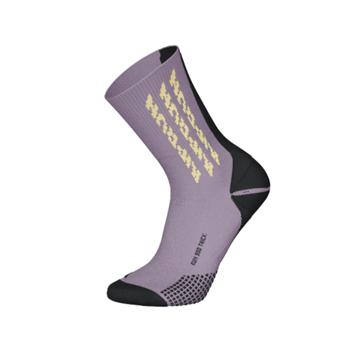 Kiprun Run900 Mid-Calf Thick Running Socks - White / Red London Skyline