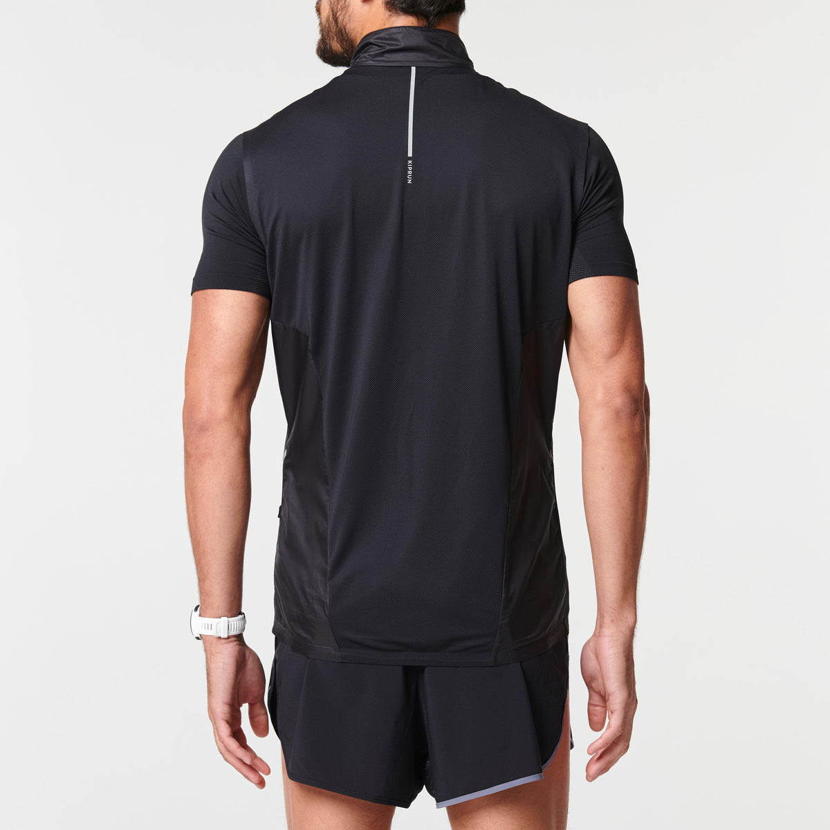 Kiprun Men's Running T-Shirt, Kiprun Run 900 Light - Black