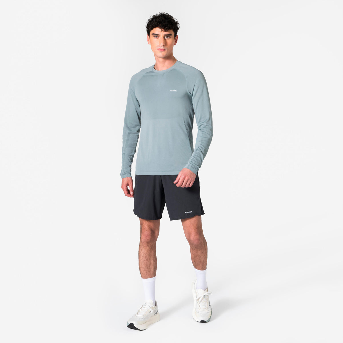 Kiprun Women's Warm Long-Sleeved Half-Zip T-Shirt Kiprun Run Flow Black.