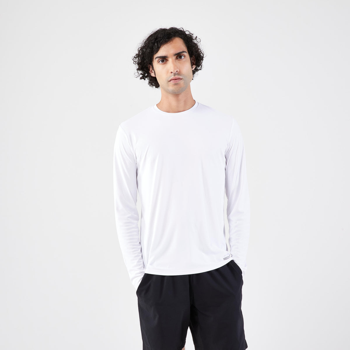 Men's Kiprun Run 500 Warm Long-Sleeved Zip Running T-Shirt - Blue